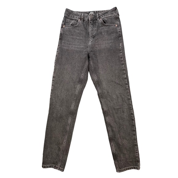 BDG Urban Outfitters Denim - BDG Washed Black Mom Jeans Women W27 L32 High Rise Tapered Leg Cotton Denim